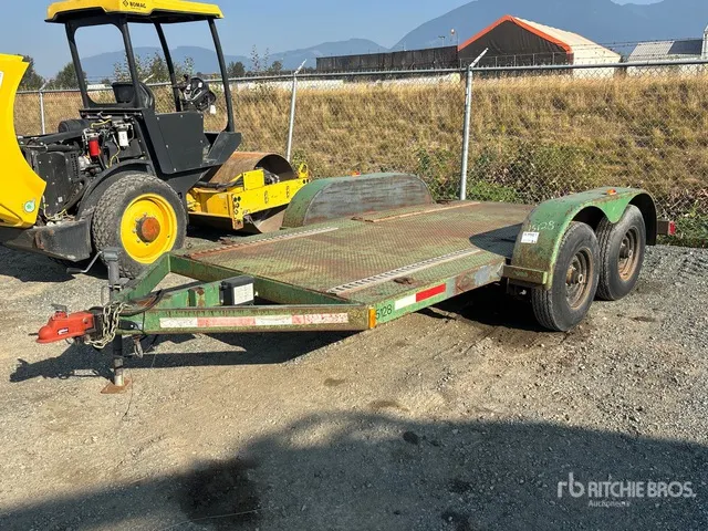 1991 Ubilt 20 ft T/A Flatbed Trailer