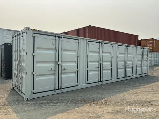 2026 40 ft High Cube Multi-Door Storage Container