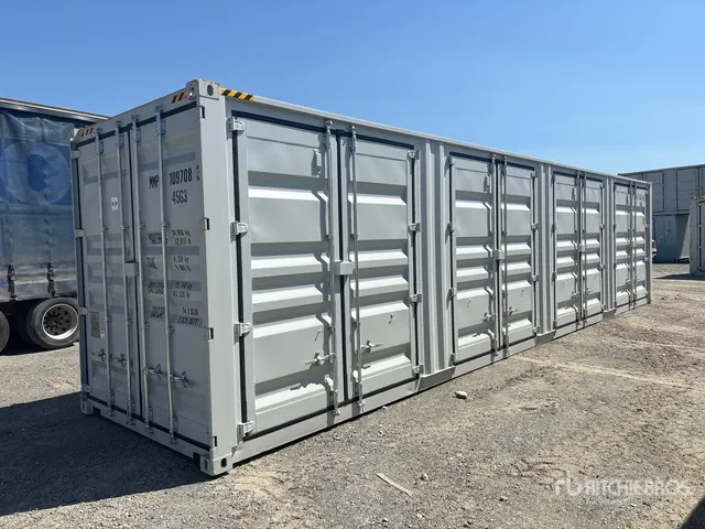2025 40 ft High Cube Multi-Door Storage Container