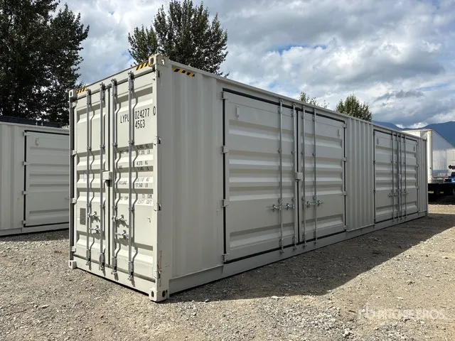 2026 40 ft High Cube Multi-Door Storage Container