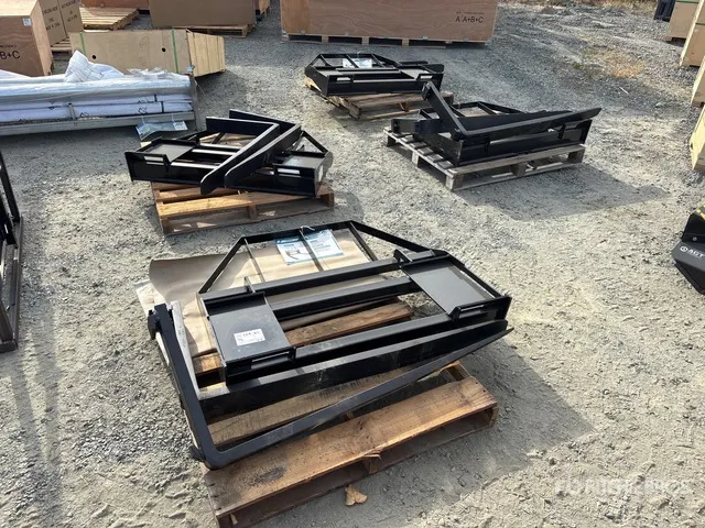 Quantity of (4) 2026 Mower King SA 48 in Skid Steer Forks (Unused)