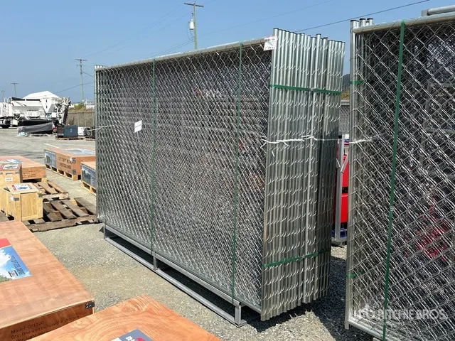 Quantity of (20) 2026 GLCF1006 10 ft x 6 ft Chain Link Temporary Site Fence (Unused)