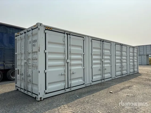 2026 40 ft High Cube Multi-Door Storage Container