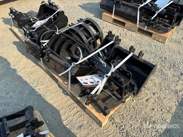 Quantity of (9) 2026 AGT 12EX-ATA Mini Excavator Attachments (Unused)