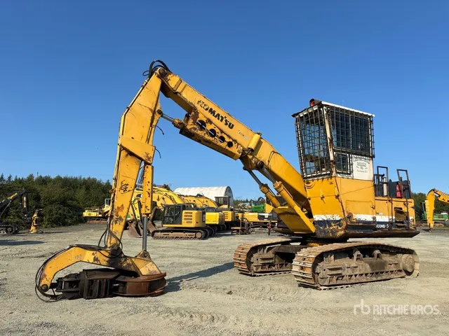 1998 Komatsu PC300LC-6LC Heel Boom Log Loader
