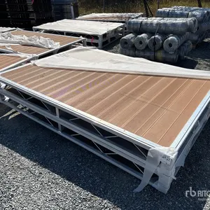 Quantity of (2) 2026 BYT BDF6 6 ft x 8 ft Aluminum Boat Dock Section Kit (Unused)