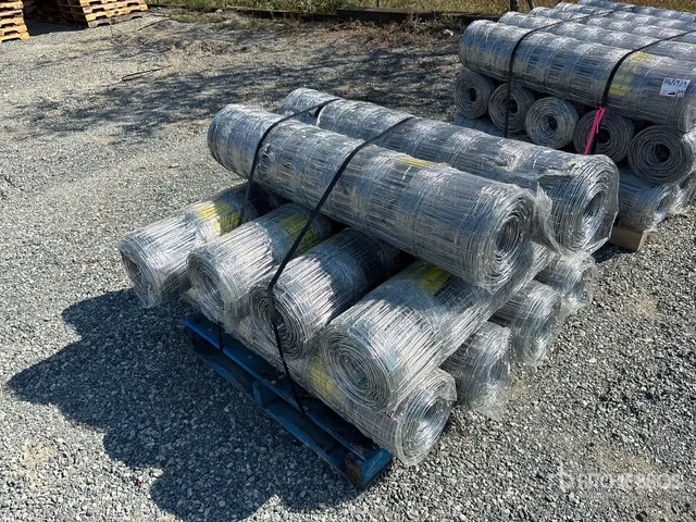 Quantity of (10) 2025 BYT FFC762 330 ft x 4 ft Galvanized Farm Fencing (Unused)