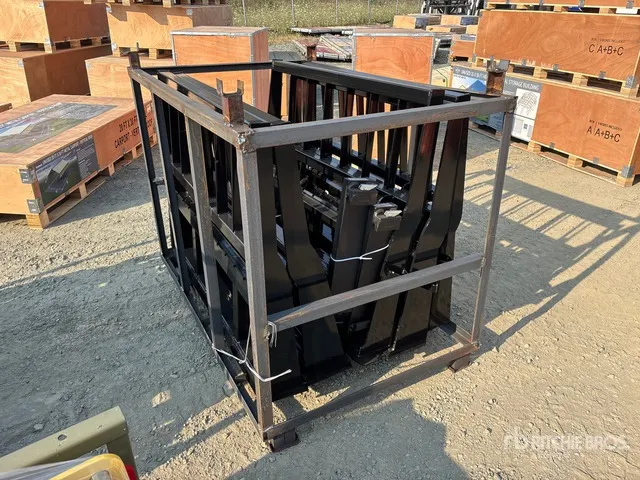 Quantity of (5) 2026 Mower King SA-100 48 in Heavy Skid Steer Forks (Unused)