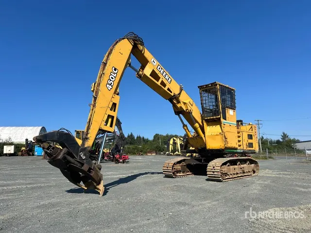 1998 John Deere 450LC Heel Boom Log Loader