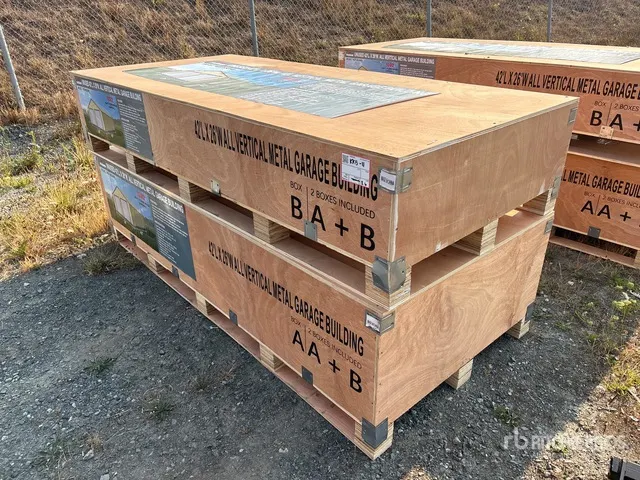 2026 AGR-MS2642 26 ft x 42 ft Metal Garage Storage Building (Unused)