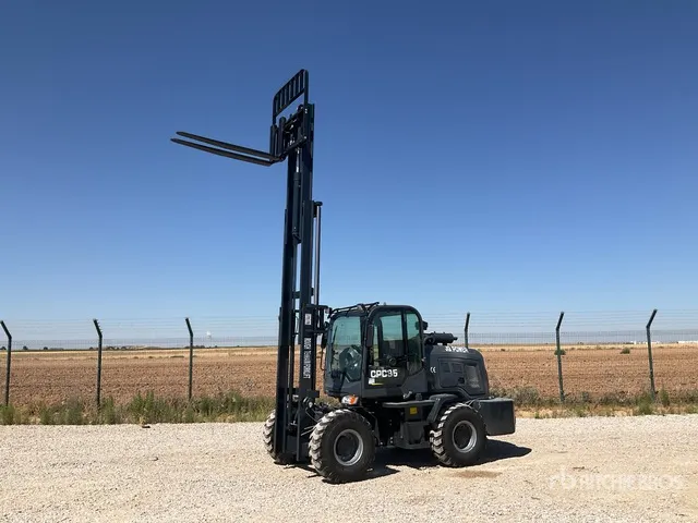2026 JQ POWER CPC35 4x4 Rough Terrain Forklift (Unused)