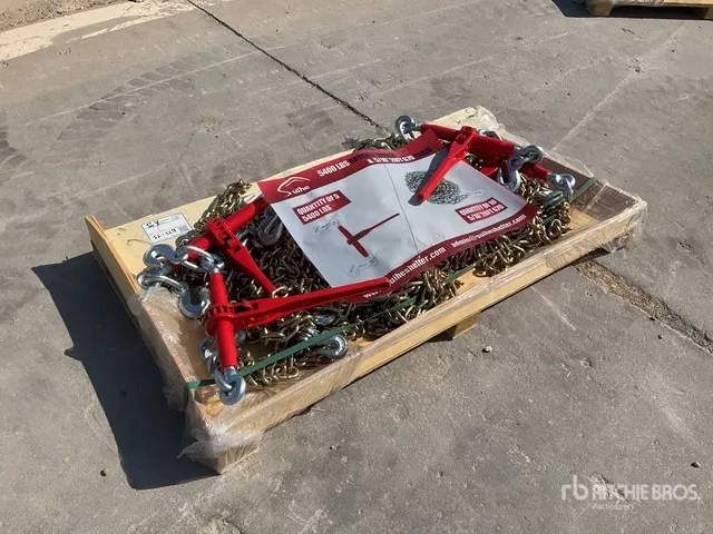 2026 Suihe BC-5400 5400 lb Ratchet Binders and (10) 20 ft Chains (Unused)