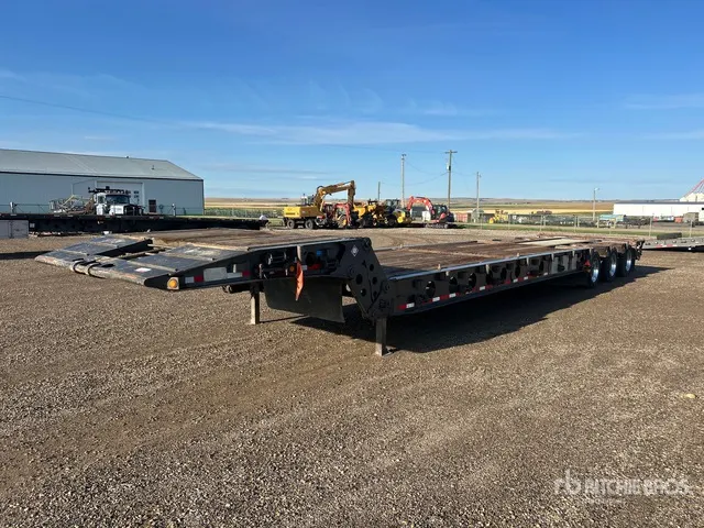 2014 Gerrys KSN101 40 ton 53 ft Tri/A Folding Neck Trailer