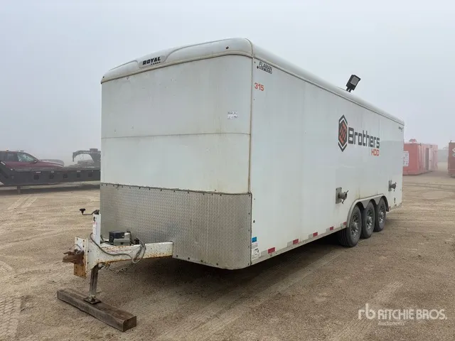 2020 Royal Trailer 24 ft Tri/A Vermeer Mud Mixing Enclosed Trailer