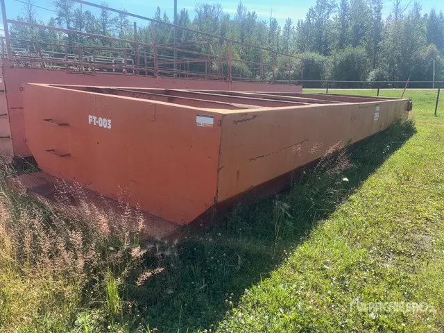 Skid-Mounted 45 cu meter Floc Mud Tank