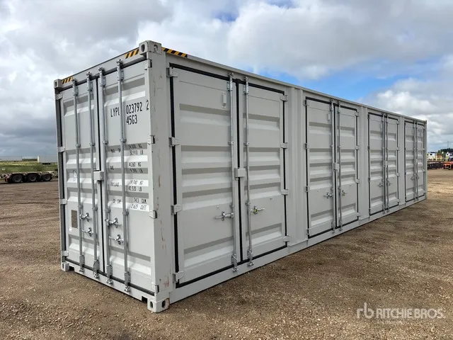 2026 40 ft High Cube Multi-Door Storage Container