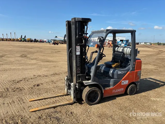 2008 Toyota 8FGCU32 2200 lb Cushion Tire Forklift