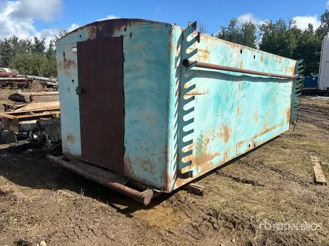 8 ft x 18 ft Skid Mounted Storage Building