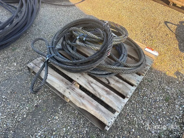 Quantity of 1-1/8" Cable Sling Rigging (Unused)