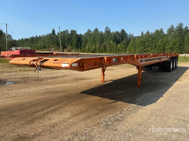 1994 Scona 50 ft Tri/A Flatbed Oilfield Trailer