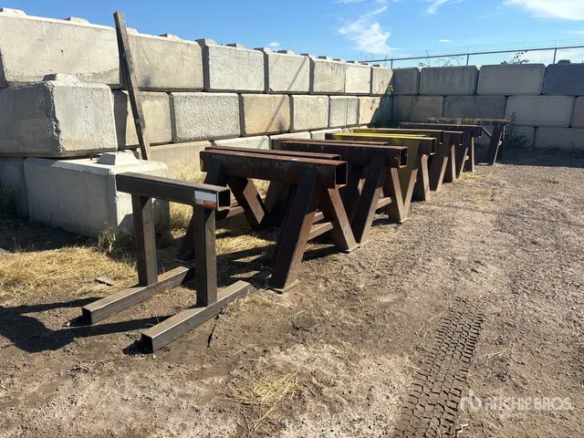 Quantity of (13) Large Sawhorses