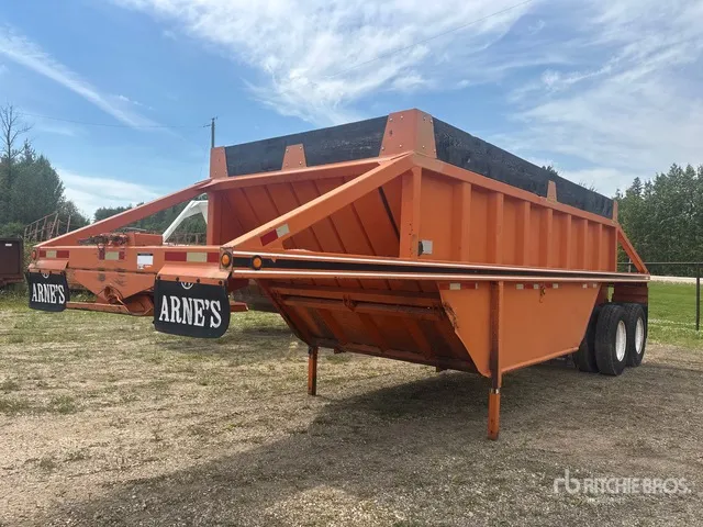 1987 Arnes 31 ft T/A Belly Dump Trailer