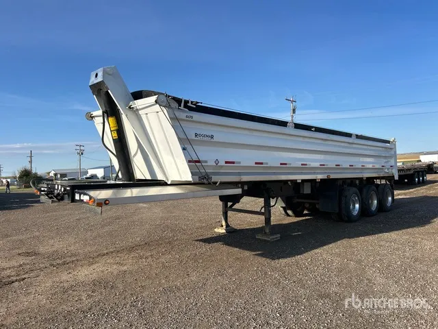 2015 Ridgemar 35 ft Tri/A End Dump Trailer