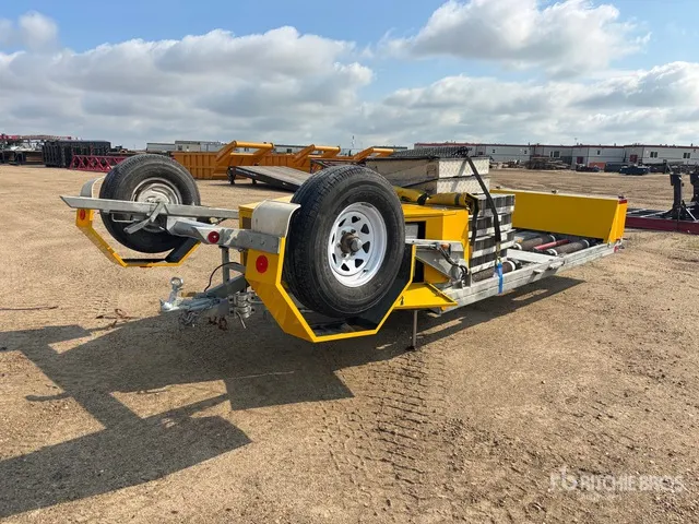 2010 15 ft S/A Portable Auto Inspection Unit Utility Trailer