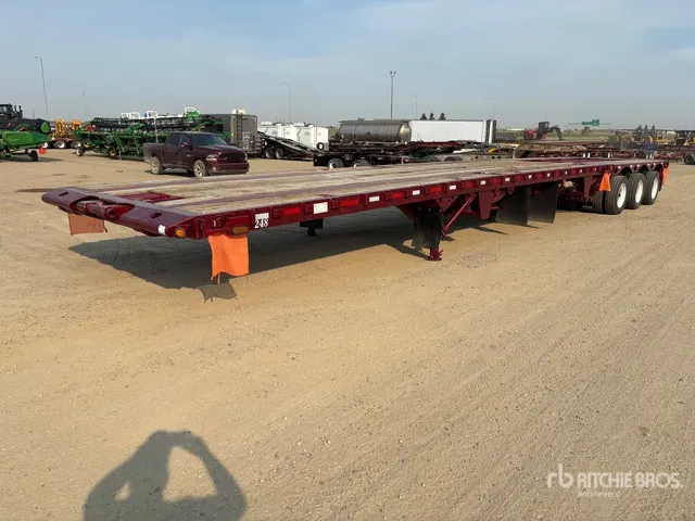 2013 Peerless 53 ft 24-Wheel Flatbed Oilfield Trailer