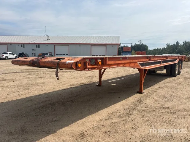 1981 Nortrail 40 ft T/A Flatbed Oilfield Trailer