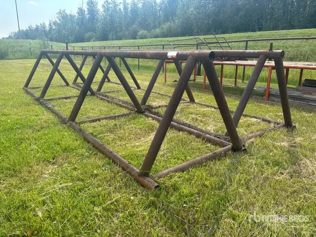 Quantity of (2) 27 ft Pipe Racks