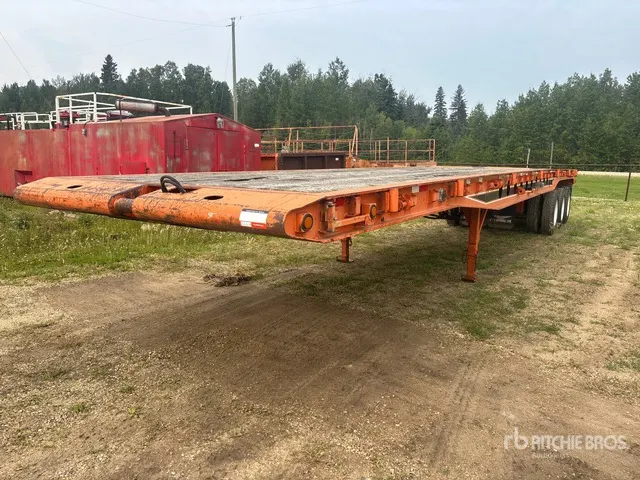 1996 Alco 50 ft Tri/A Flatbed Oilfield Trailer