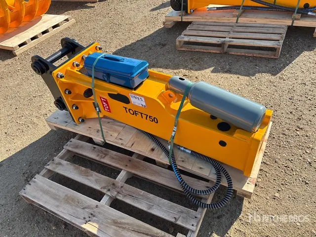2026 TOFT TOFT750 Hydraulic Breaker - Fits 7-9 ton Excavator (Unused)
