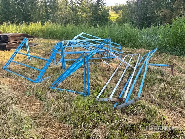 Quantity of Blue Safety Rails