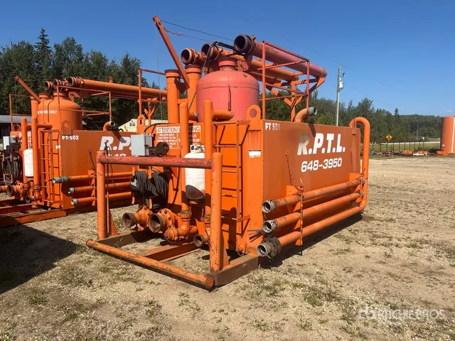 2005 Peaceland Skid-Mounted Flare Tank