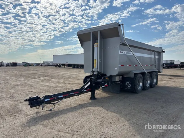 2024 Cross Country 21 ft Tri/A Pup Dump Trailer (Unused)
