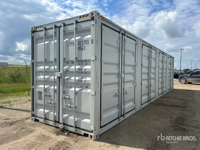 2026 40 ft High Cube Multi-Door Storage Container