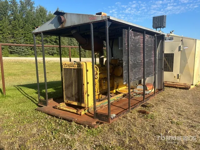 Cat 80 kW Skid-Mounted Generator Set