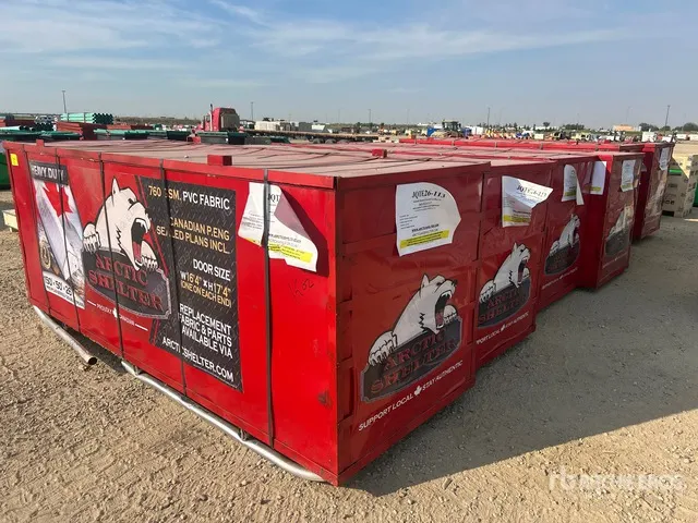 2026 Arctic Shelter 150 ft x 50 ft x 26 Ft Peak Double Truss Storage Building (Unused)
