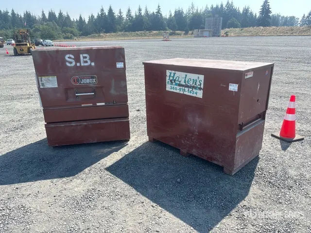 Quantity of (2) Knaack 89 Job Site Box
