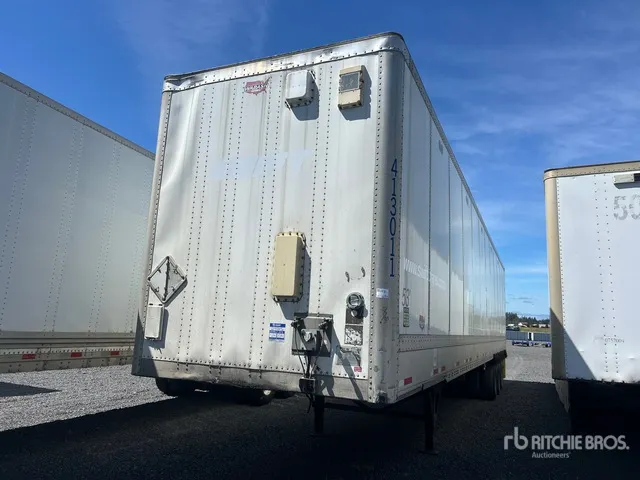 2013 Wabash 53 ft x 102 in Quad/A Van Trailer
