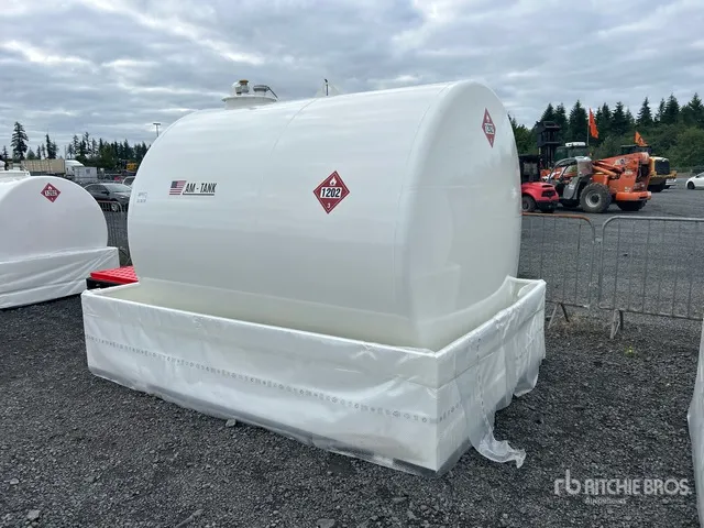 2026 AM Tank 2300 2376 gal Skid Mounted Steel Diesel Fuel Tank (Unused)