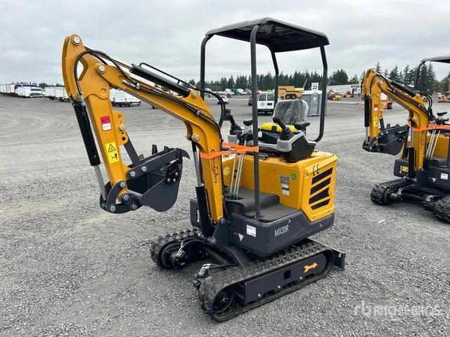 2026 CFG MX20R Mini Excavator (Unused)