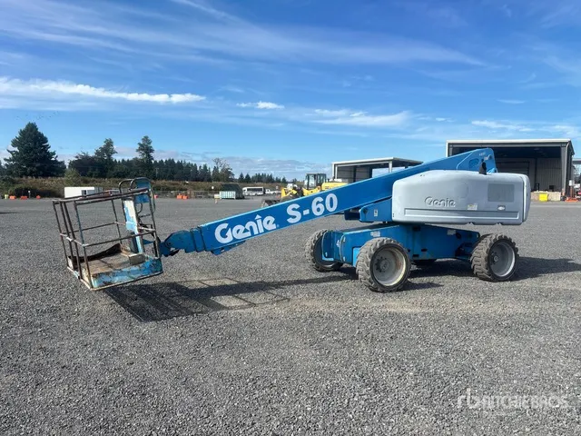 2006 Genie S60 2WD Diesel Telescopic Boom Lift (Inoperable)