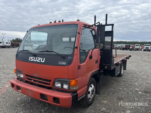 1997 Isuzu NPR 4x2 Flatbed Truck