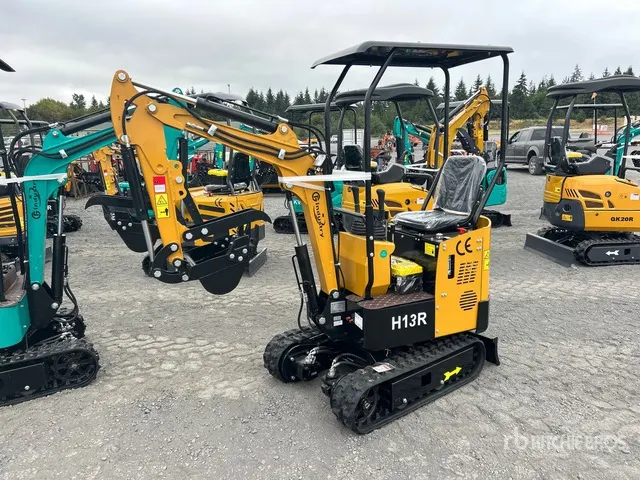 2026 CFG H13R Mini Excavator (Unused)