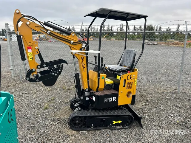 2026 CFG H13R Mini Excavator (Unused)