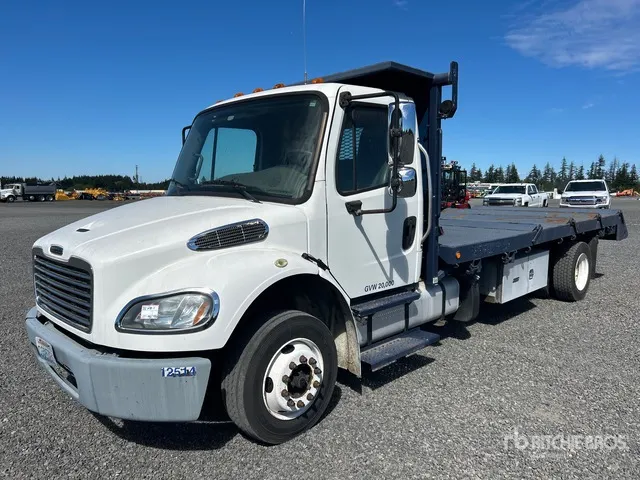 2015 Freightliner M2 106 4x2 Flatbed Dump Truck