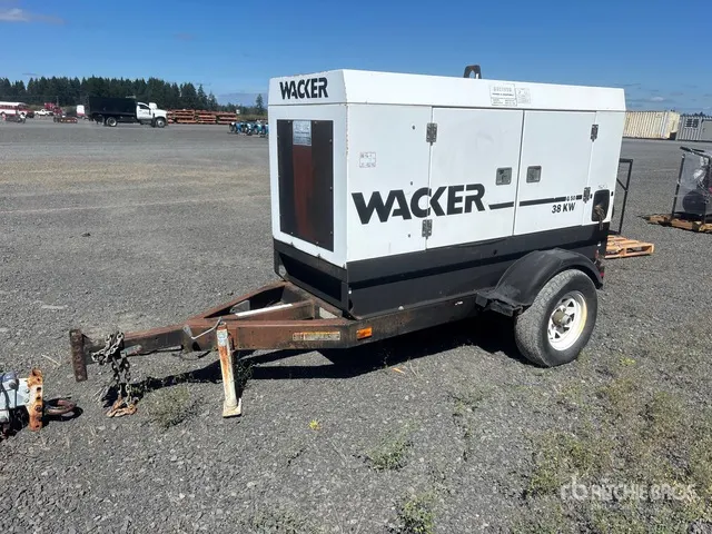 2006 Wacker G-50 38 kW Mobile Generator Set (Inoperable)