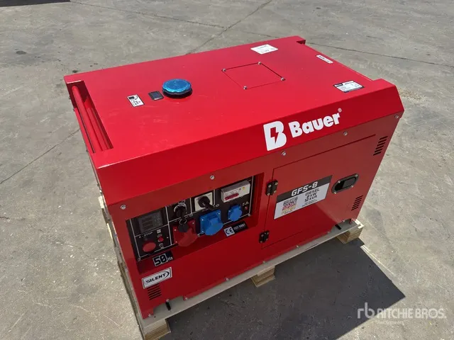 Bauer GFS-8 11.8 kVA Generator Set (Unused)